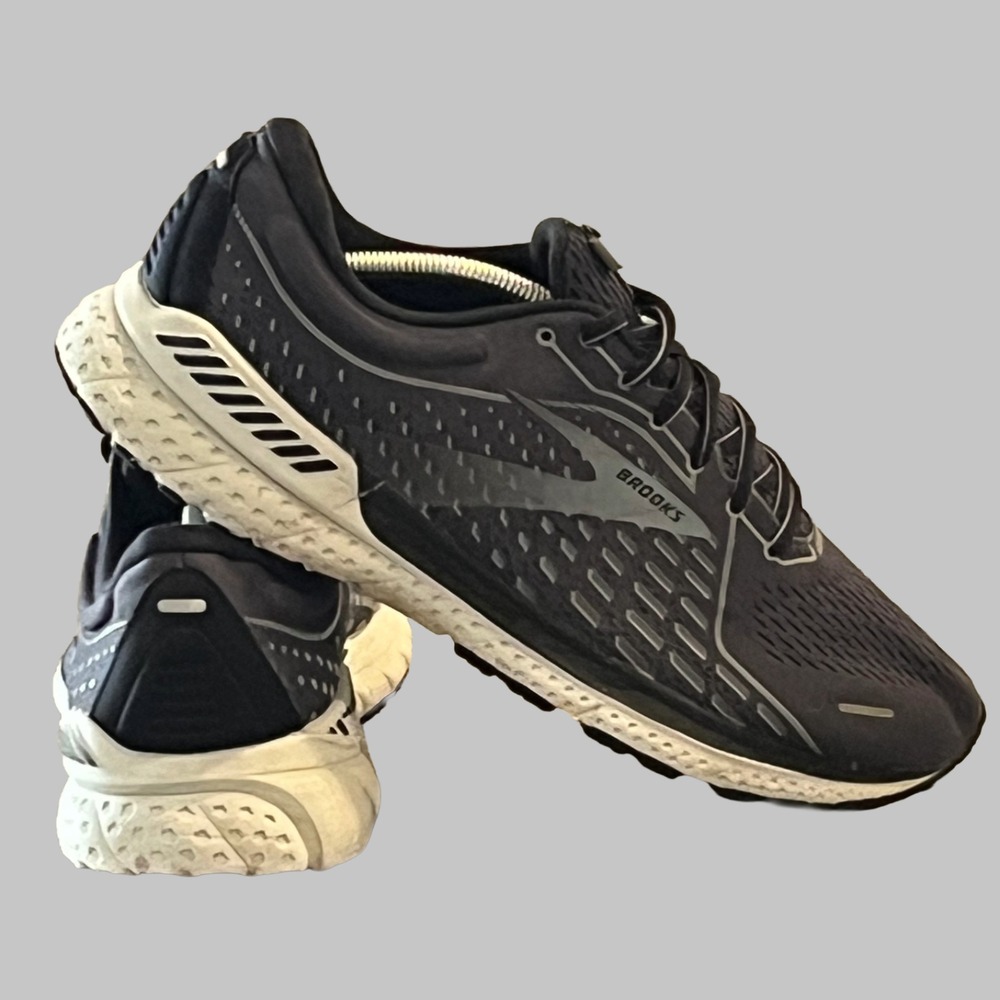 Brooks Adrenaline GTS 21 Sneakers Mens 12 Wide (2E) Black 1103492E093